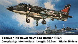 Tamiya 1:48 Royal Navy Sea Harrier FRS.1 Kit Review