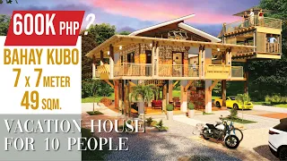 #easyideas 010 – Modern BAHAY KUBO Inspired Stilt Farm House with Loft. BIM Revit in LUMION 4K