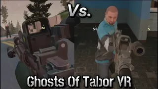 Me vs. Grandma Plays Ghosts Of Tabor VR!! Comment below who is who!