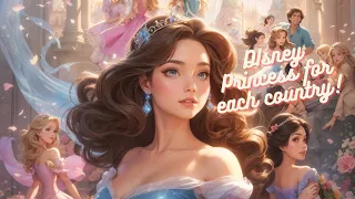 I Ask AI To Create Disney Inspired Princesses for Each Country!(Beautiful)