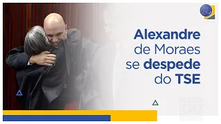 Alexandre de Moraes encerra mandato como presidente do TSE