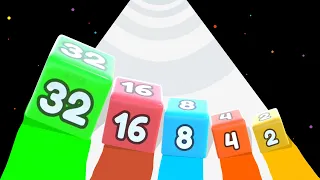 JELLY TUBE RUN 2048 - Level Up 'Jelly Run 2048' Game