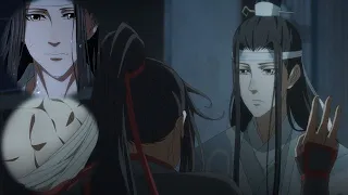 Lanzhan takes off Weiying's clothes and checks his body，weiying is so shy to look him【modaozushi】