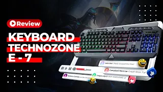 Techno Zone Membrane Gaming Keyboard E7 | مراجعة في دقيقة