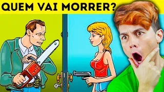 QUEM VAI SOBREVIVER? ☆ 15 CHARADAS ANIMADAS IMPOSSÍVEIS DE ACERTAR ☆