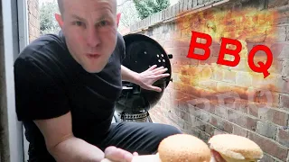 🔥 Weber Master-Touch E-5755 GBS Kettle Charcoal BBQ 57cm Unboxing + Cheese Burgers 🔥