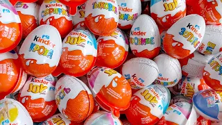 🍭30 Yummy Kinder Surprise Chocolate / Very Yummy Kinder JOY / a lot of candy