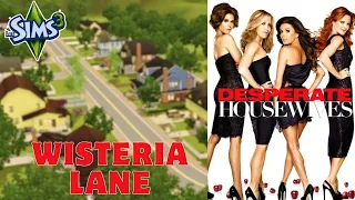 Je visite la map de Wisteria Lane de Desperates Houswives 🏡😍 | Sims 3