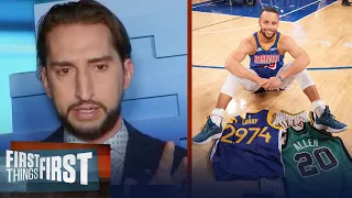 It's inarguable, Steph Curry is the greatest shooter of all time — Nick | NBA | FIRST THINGS FIRST