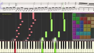 Коробочка Tetris (Jazz) (Ноты и Видеоурок для фортепиано) (piano cover)