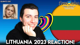 Monika Linkytė – Stay Reaction - Eurovision 2023(Lithuania) - Quinto ESC