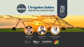 AFSIA Webinar - Tout savoir sur l'irrigation solaire - 2021 07 28