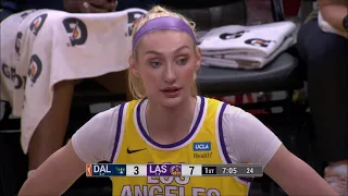 🥶 CAMERON BRINK DOMINATES 1st Quarter, 12 Points In 7 MINS On Floor | Los Angeles Sparks vs Wings