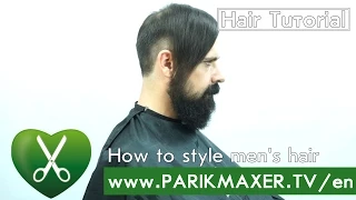 How to style men's hair parikmaxer tv english version