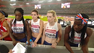 WCH 2015 Beijing - Team Great Britain & N I 4x400m Relay Women Final Bronze