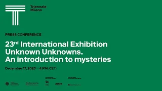 23ᴿᴰ International Exhibition - Unknown Unknowns. An introduction to mysteries