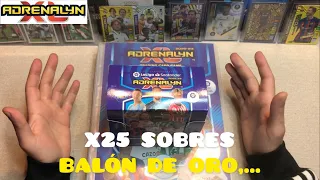ADRENALYN XL 2022-2023 COMPLETANDO EL ÁLBUM + 25 SOBRES 🤩 BALÓN DE ORO,..