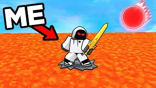 Roblox Blade Ball, But The FLOOR IS LAVA