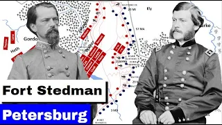 Battle of Fort Stedman, Lee's Last Offensive | Animated Battle Map Final