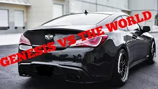 Genesis Coupe 3.8 Street Races MK7 GTI, Subaru WRX, 350z NISMO, & More!