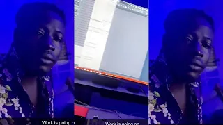 [MUST WATCH] FANCY GADAM Working On His COMPETITION ALBUM As He’s Spotted In Studio 🔥