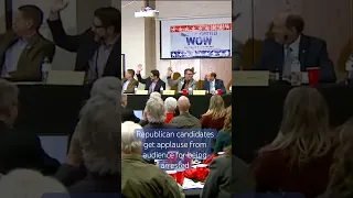 Candidates get cheered for arrests at first Republican primary debate for Colorado’s CD-4