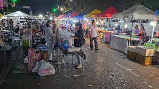 The night market in Udon Thani, Thailand