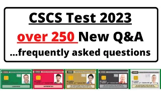 CSCS Test UK - 250 New Q&A 2023 | CSCS card UK | CiTB Health & Safety Test | CSCS Mock Test 2023