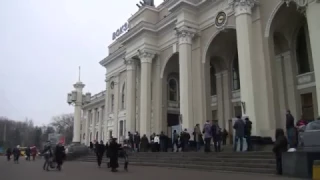 Флешмоб на вокзале в Одессе! Смуглянка!