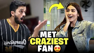 Aj ak Craziest Fan sy mulaqat hui😱Fan ko un ki mrzi ka gift dia..🎁