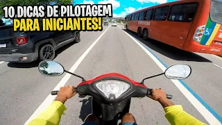 10 DICAS PARA PILOTAR MELHOR SUA MOTO COM SEGURANÇA | COMO ANDAR DE MOTO BIZ, PILOTAGEM DEFENSIVA.