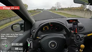 CLIO 3 RS AU CIRCUIT DE CHARADE - 2'25"87 🔥