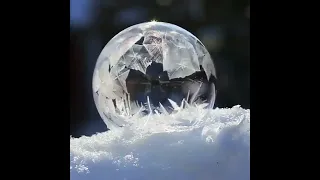 This bubble freeze is way too satisfying