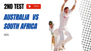 Australia vs South Africa 2nd Test SCG 1994