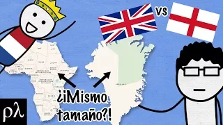 ¿Inglaterra o Gran Bretaña? ¿Por qué Groenlandia es tan Grande? Confusiones Geográficas Explicadas