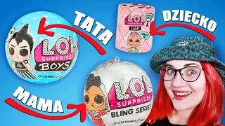 TWORZĘ RODZINKĘ LOL SURPRISE 👨‍👩‍👧‍👦 3 RZADKIE ZŁOTE KAPSUŁY 💛 Laleczki Boys Chłopak Bling Lils