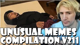 xQc Reacts To: "UNUSUAL MEMES COMPILATION V211"