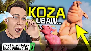 💙 GOAT SIMULATOR 3 PC PL Gameplay [#1] MOŻNA POPŁAKAĆ SIĘ ZE ŚMIECHU... /z Yoshella