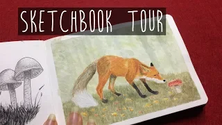 Sketchbook Tour | First finished sketchbook ever