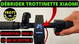 DÉBRIDER XIAOMI ESSENTIAL PRO 2 MI SCOOTER 3 1S DEBRIDAGE TROTTINETTE ÉLECTRIQUE 35KM/H (TUTO M365)