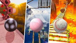 Going Balls vs Rollance Adventure Balls vs Extreme Ball Balancer 3D - Super Realistic Balls Race