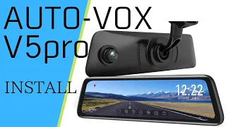 ドラレコ内蔵ミラー 【AUTO-VOX V5pro】 取付＆レビュー