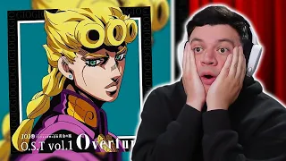 Reacting to JOJO'S BIZARRE ADVENTURE - GIORNO'S THEME for the FIRST TIME