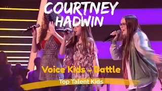 🌟 COURTNEY HADWIN 🌟 BATTLES ,  "Dancing In The Street" The Voice Kids UK 2017