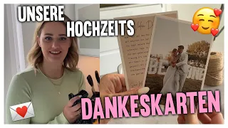 UNSERE HOCHZEITS DANKESKARTEN😍✉️ | BABYSITTEN MIT DEM NACHBARS HUND🐶🥰 | kobexmone