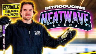 I'M BUILDING MY OWN HOCKEY RINK... *HEATWAVE ARENA*