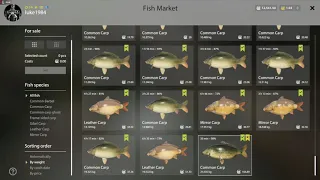 Russia Fishing 4 1600 Silver Full Net Easy Money Amber 27th July 2020