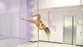 Pole dance с Анной Елисеевой #8 продолжающие (трюк "скорпион", комбинация "скорпион"+ "галка")
