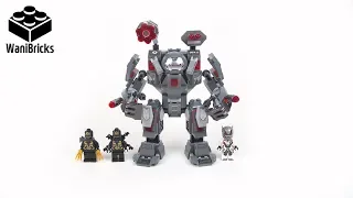 LEGO Avangers Endgame 76124 War Machine Buster - Lego Speed Build