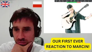 British Guys First Time Reacting to Marcin Patrzalek - Paganini's Caprice no. 24 on One Guitar